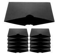 Housoutil Custodie per CD e Dvd in Carta Kraft Nera Buste per Custodia Dvd 25 Pezzi Protezione Antifreddo e Antigraffio per Archiviazione Casa Ufficio e Scuola