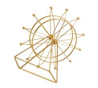 Housoutil Decorazione Dorata in Ferro per Soggiorno e Ufficio e Robusta per Mensole e Scrivania Artistico per Casa Hotel e