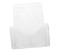 Housoutil Depliant Acrilico Muro Organizer Documenti per Ufficio Espositore Flessibile per Cataloghi e Riviste per Pamphlet con Base Stabile
