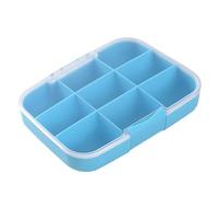 Housoutil Distributore Pillole Organizer Tablet Chiusura Sigillante Scatola Porta Medicine Grande Capacità per Conservazione e Viaggio Farmaci