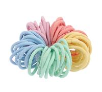 Housoutil Elastici Per Chioma Per Bambine 120 Pezzi Multicolore Elasticità Elevata Senza Cuciture Adatti a Chioma Spessi e Sottili Accessori Per Acconciature Quotidiane