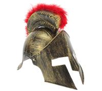 Housoutil Elmo da Antico Leggero in Pvc Oro per Feste Mascherate e Party, Design Unico e Confortevole la Maggior Parte delle Persone