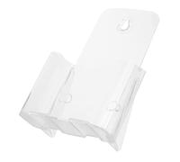Housoutil Espositore in Acrilico Titolari Titolare della Carta e brochure organizzatore Porta volantini Trasparente Display portariviste Trasparente scaffali da Tavolo Stand Menu Transparent