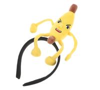 Housoutil Fascia per Chioma a Forma di Banana Mini Banane Artificiali Elastica e Leggera Accessorio Divertente per Feste Spa e Trucco per Costumi Tropicali e Halloween