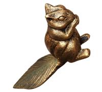 Housoutil Fermaporta Ghisa Forma Di Scoiattolo Decorativo Fermaporta Antiscivolo Per Interni Ed Esterni Sicurezza Pratica Per Porte Adatto Pavimenti Ceramica E Design Vintage E Resistente