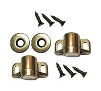 Housoutil Fermaporta Set da 2 per Armadi Magnetico Invisibile in Lega di Zinco Forma Mini, Blocca Porte Forza e Riduce Rumore, per Camera da Letto e Soggiorno