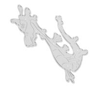 Housoutil Fustella per goffratura in Metallo Scrapbooking fustellato Morire Forme Scrap Book Craft Taglio Muore Arredamento Il Taglio del Festival Muore Acciaio Carbonio Silver