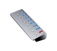 Housoutil Hub Usb 30 A 7 Porte 1 Porta Di Ricarica Pratico Divisore Usb Per Hub Di Ricarica Usb U Usb C