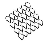 Housoutil Kit Cinghie di Trasmissione in Gomma per Registratore a Cassette 90 Pezzi Cinghie Piatte Elastiche Larghezza 40-135 MM Ricambio per Lettore Audio e Riparazione Apparecchi Stereo