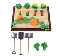 Housoutil Kit Di Fattoria Per Casa Delle Bambole In Miniatura Frutta E Verdura In Miniatura Mini Pala E Rastrello Modelli Di Attrezzi Agricoli