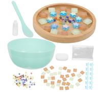 Housoutil Kit Sottobicchieri in bambù Fai da Te Pratici Sottobicchieri Termoisolanti Materiali per Realizzazione Resistenti e Protettivi per Prolungato