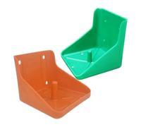 Housoutil Mangiatoia per Sale per Bestiame e Scatola di Foraggio per Pecore, Set 2 Pezzi Supporto in Plastica Resistente, Adatta per Bovini e Ovini, Facile da Pulire e Sicura per Uso