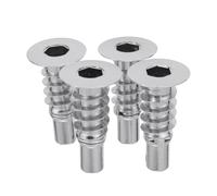 Housoutil Manicotto per Cerniera Reclinabile in Lega Set da 4 Pezzi - Accessorio per Poggiatesta Divano e Kit Ferramenta Mobili - Boccola Stabilizzatore per Parti di Ricambio Divano