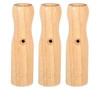 Housoutil Maniglie in Legno per Calcio Balilla 3 Pezzi Design Antiscivolo e Presa Confortevole, Accessori per Giochi da Tavolo e Riunioni Sociali