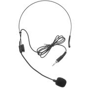 Housoutil Microfono Auricolare Filo 3,5mm Nero per Presentatori | Capsula Flessibile, Ripresa Ravvicinata, per Podcast e Guida Turistica, Compatibile Registratori Vocali e Sistemi Pa
