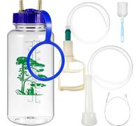 Housoutil Mungitrice Manuale per Mucche e Capre in Plastico Pompa Manuale, Facile da Trasportare, Set Completo Spazzola in Acciaio per Pulizia, per Aziende Agricole