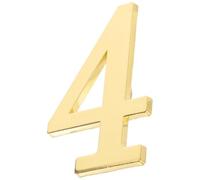 Housoutil Numeri Civici Magnetici in Metallo Oro Spessi e Resistenti per Porta e Garage, per Ufficio e Spazi Pubblici Design Moderno e Facile Installazione