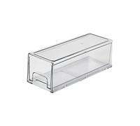 Housoutil Organizer Cassetto Frigorifero Trasparente in Pet Contenitore Ermetico Per Conservazione Alimenti Capacità Media Per Frutta e Verdura Facile Da Pulire e Riordinare