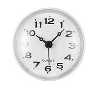 Housoutil Orologio da Parete Ventosa in Plastica Pvc per Bagno e Silenzioso per Cucine e Superfici Lisce come Specchi e Piastrelle