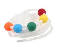 Housoutil Palla di Allenamento Visivo per Convergenza con 5 Perle | Silicone e Tessuto, per Esercizi di Occhi e Coordinazione Mano Occhio, Mantiene la Forma