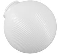 Housoutil Paralume per Lampada da Giardino in Plastica 200mm, Copertura per Plafoniera Versatile, Paralume di Ricambio Rotondo per Lampade da Soffitto ed Esterni