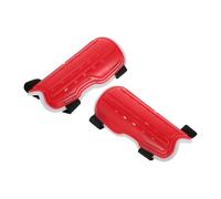 Housoutil Parastinchi da Calcio per Giovani Cinghie Regolabili, Protezioni Leggere e Ventilate per Polpacci, Attrezzatura Sportiva per Adolescenti, Set da 1 Paio Rosso