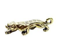 Housoutil pendente in ottone COSÌ ciondolo tigre fai da te buona fortuna tigre annata amuleto della tigre Carino ciondolo portachiavi tigre decoro portachiavi in ottone