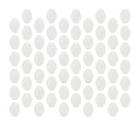 Housoutil Perline Luminose da Pesca 1000 Pezzi Ovali in Plastica Bianca Resistenti per Lenze da Carpfishing, per Pesca Notturna in Acque Profonde e Torbide