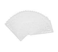 Housoutil Pezzi Modello di Pittura Pianificatore Taccuino stampini per dipingere Arti e Mestieri per Stencil per tracciare l'alfabeto Che tracciano Stencil Bianca
