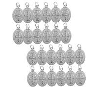 Housoutil Pezzi Pendente Ciondolo fascino della bibbia per la creazione di gioielli bracciale per charm fascino carino fascino per l'artigianato fai da te Lega di zinco Argento