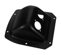 Housoutil Piastra Terminale Audio Incassata in Ferro, 6x5 Nera | Pannello per Cassa Fori Preforati, Connettore Integrato, Design Moderno e Installazione Semplice