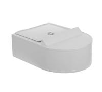 Housoutil Piccola Cassetta Postale da Parete Vintage in Ferro Bianco Resistente alle Intemperie con Serratura a Chiave, Cassetta Postale Decorativa Sottile per Esterno, Ingresso, Ufficio