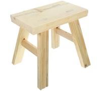 Housoutil Piccolo Sgabello in Legno, Rialzo Pratico Domestico | Colore Kaki, Facile da Trasportare e Riporre, Uso Casa e Ufficio, Adatto