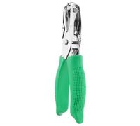 Housoutil Pinza Punzonatrice per Carta Singolo Foro in Ferro e Plastica, Struttura Semplice e Resistente per Progetti Artigianali e Uso Scolastico