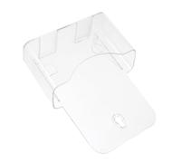 Housoutil Porta Documenti da Parete in Acrilico Trasparente Porta Depliant Singolo da Ufficio Supporto Cartelletta e Brochure Desktop per Scrivania e Parete Organizer Documenti Sospeso