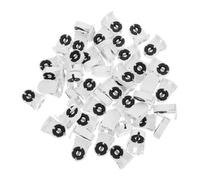 Housoutil Portalampada a Forma Di Lapide Per Tubi Luminosi, Base Della Lampada Robusta e Sicura, Facile Da Installare Per Uso Domestico e Uffici, Confezione Da 50 Pezzi