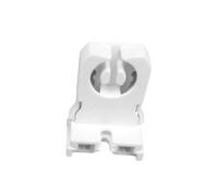 Housoutil Portalampada T8 a Torsione Non Deviata Bianco Resistente e Ignifugo Per Uso Domestico Set Da 50 Pezzi Per Casa Ufficio Camera Da Letto