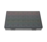 Housoutil Portapillole Settimanale 28 Scomparti in Pp, Grande Capacità e Design Compatto, Comodo per Viaggi per Anziani che Non Vogliono Dimenticare le Medicine