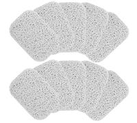 Housoutil Portasapone da Viaggio 10 Pezzi in Plastica Resistente, Portasaponetta per Bagno e Cucina Design Elegante per Uso Domestico e Hotel