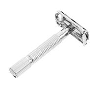 Housoutil Rasoio Barba Uomo Manuale in Acciaio Inossidabile Argento Design Sigillato e Scorrevolezza senza Pari per Rasatura Precisa e Comfort Quotidiano