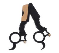 Housoutil Rasoio Manuale Resistente alla Ruggine 2 per Barba in Inox Uomo Colore Casuale Professionale e Domestico