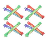 Housoutil Righello di Legno Design Dinosauro 14cm, Set da 20 Pezzi, Leggero e Scala Precisa, per Scuola e Studenti Colore Casuale