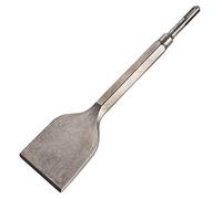 Housoutil Scalpello Piegato Compatibile Martello Percussione ed Elettroutensile per Piastrelle in Acciaio al Cromo Argento senza Bave e Facile da Usare