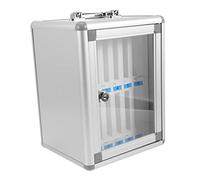 Housoutil Scatola carcere di metallo cellulare phone bracket phone locker box auto elettronico codice sicuro scatoline trasparenti mobiletto porta cellulare organizer per telefono multi-slot