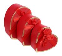 Housoutil Scatola Regalo a Forma di Cuore Rossa Set da 1 Pezzo Scatola di Cartone Robusta per San e Compleanni Confezione Multifunzionale per Fiori Dolci Profumi e Rossetti Design