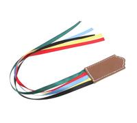 Housoutil Segnalibro a nastro colorato in pelle PU Segnalibri eleganti Streamer per la lettura per la decorazione dello studio della Bibbia