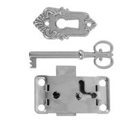 Housoutil Serrature Antiche per Armadietti Set 2, Lucchetti in Ferro e Lega Zinco Antiruggine, Adatti per Mobili Retrò, Scatole Portagioie e Cassetti in Legno