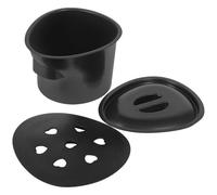 Housoutil Set 1 Vasino Stili multipli in Plastica con Coperchio Comodo da Trasportare per Anziani e Pazienti Adatto per Sedie Doccia e Comodi da Stili multipli