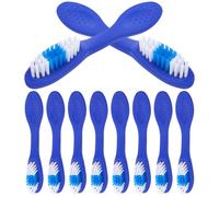 Housoutil Set 10 Spazzolini da Denti Mini Morbidi per Prigione, Manico Corto 9cm in Plastica e Nylon, Accessori Igiene Orale per Detenuti in Carcere