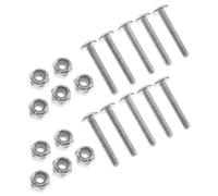 Housoutil Set 12 Pezzi Ferramenta per Tavolo da Calcio Balilla, Viti e Dadi in Metallo Zincato, Accessori per Stabilità Giocatori, Parti di Ricambio per Biliardino da Gioco